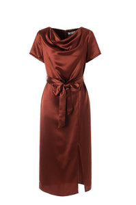 Silk satin dress